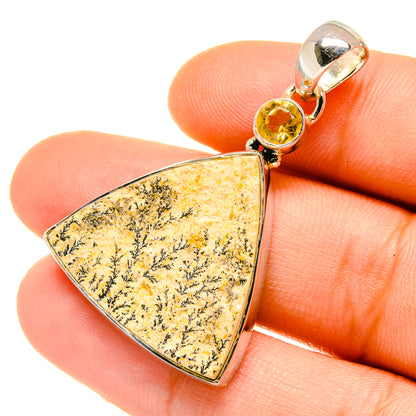 Germany Psilomelane Dendrite Pendants handcrafted by Ana Silver Co - PD4752