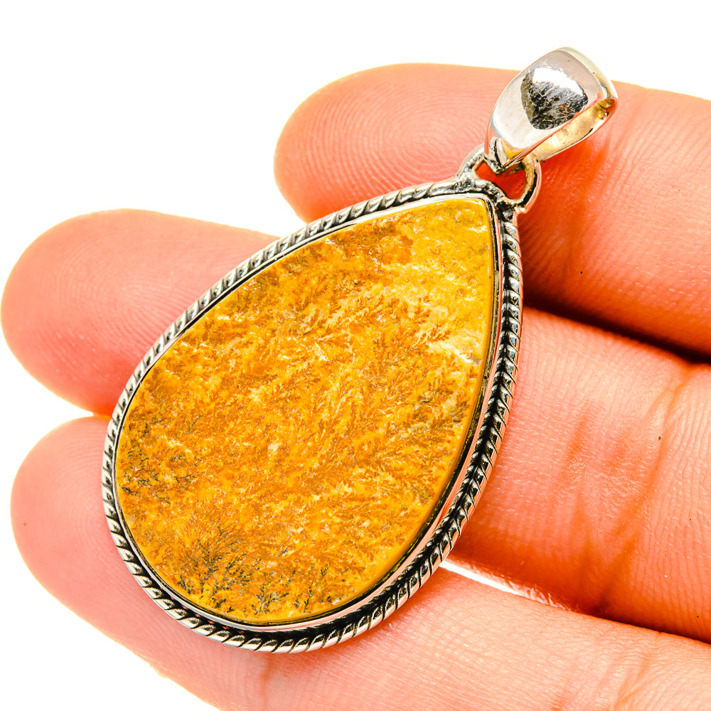 Germany Psilomelane Dendrite Pendants handcrafted by Ana Silver Co - PD4754