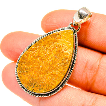Germany Psilomelane Dendrite Pendants handcrafted by Ana Silver Co - PD4754