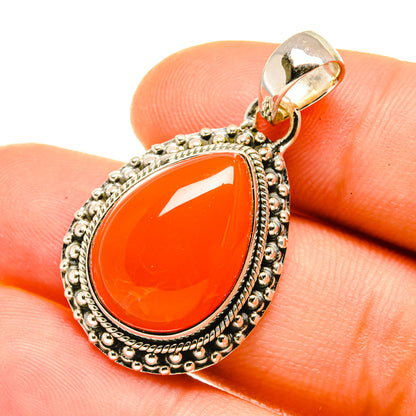 Carnelian Pendants handcrafted by Ana Silver Co - PD4757