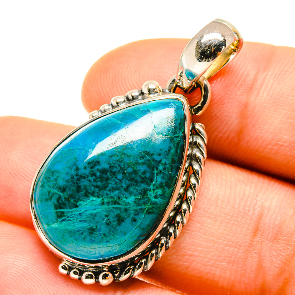 Chrysocolla Pendants handcrafted by Ana Silver Co - PD4767
