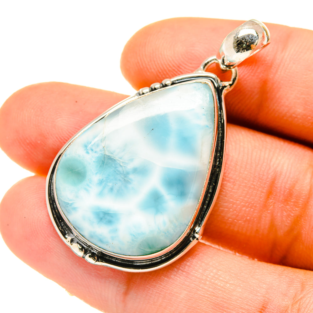 Larimar Pendants handcrafted by Ana Silver Co - PD4776