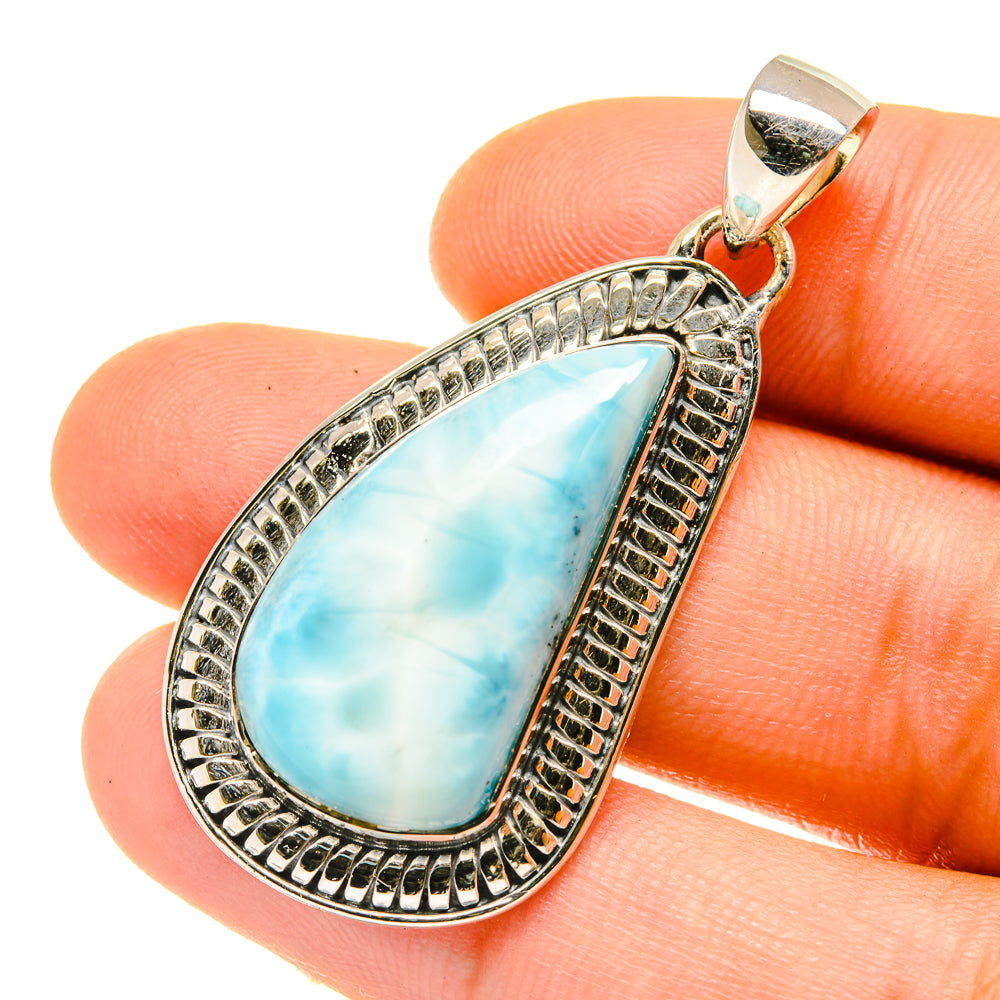 Larimar Pendants handcrafted by Ana Silver Co - PD4779