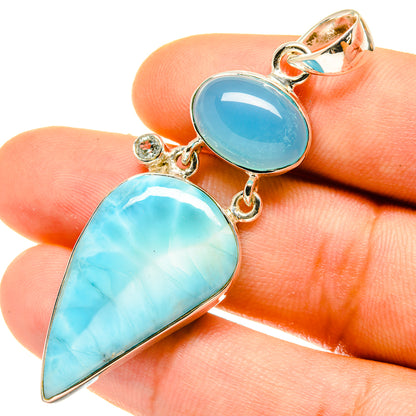 Larimar Pendants handcrafted by Ana Silver Co - PD4780