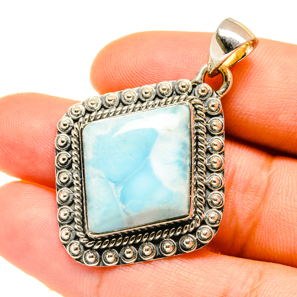 Larimar Pendants handcrafted by Ana Silver Co - PD4782