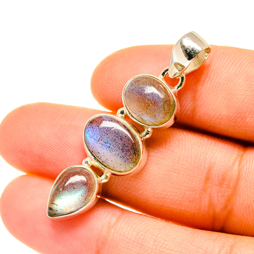 Labradorite Pendants handcrafted by Ana Silver Co - PD4788