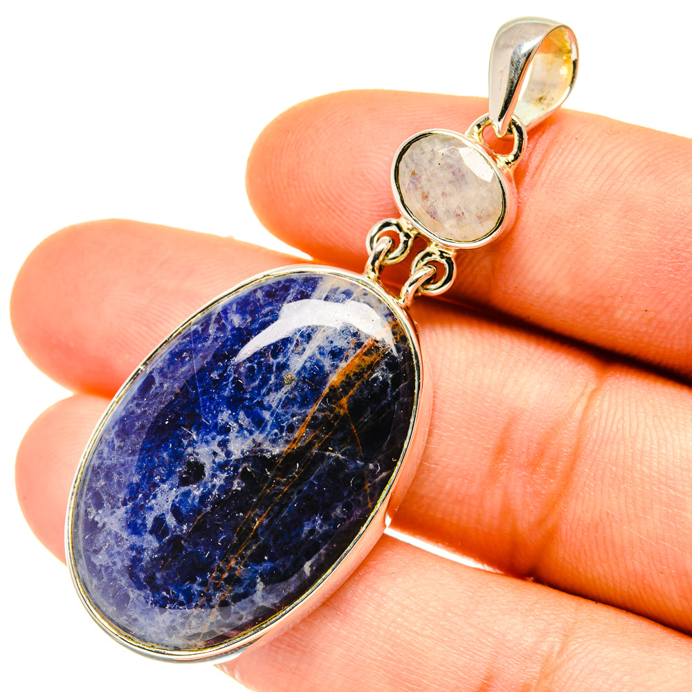 Sodalite Pendants handcrafted by Ana Silver Co - PD4789