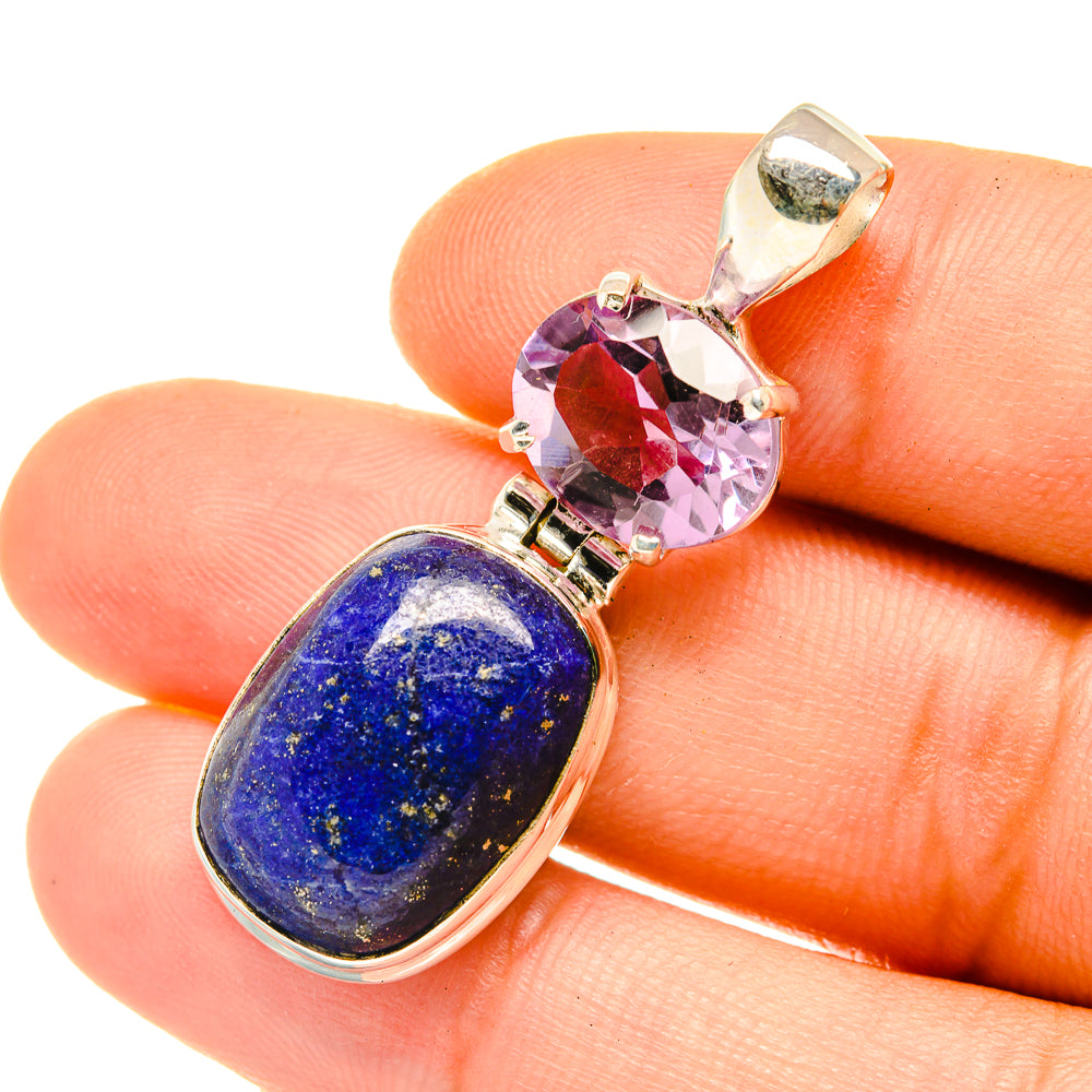 Lapis Lazuli Pendants handcrafted by Ana Silver Co - PD4797
