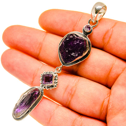 Amethyst Pendants handcrafted by Ana Silver Co - PD4800