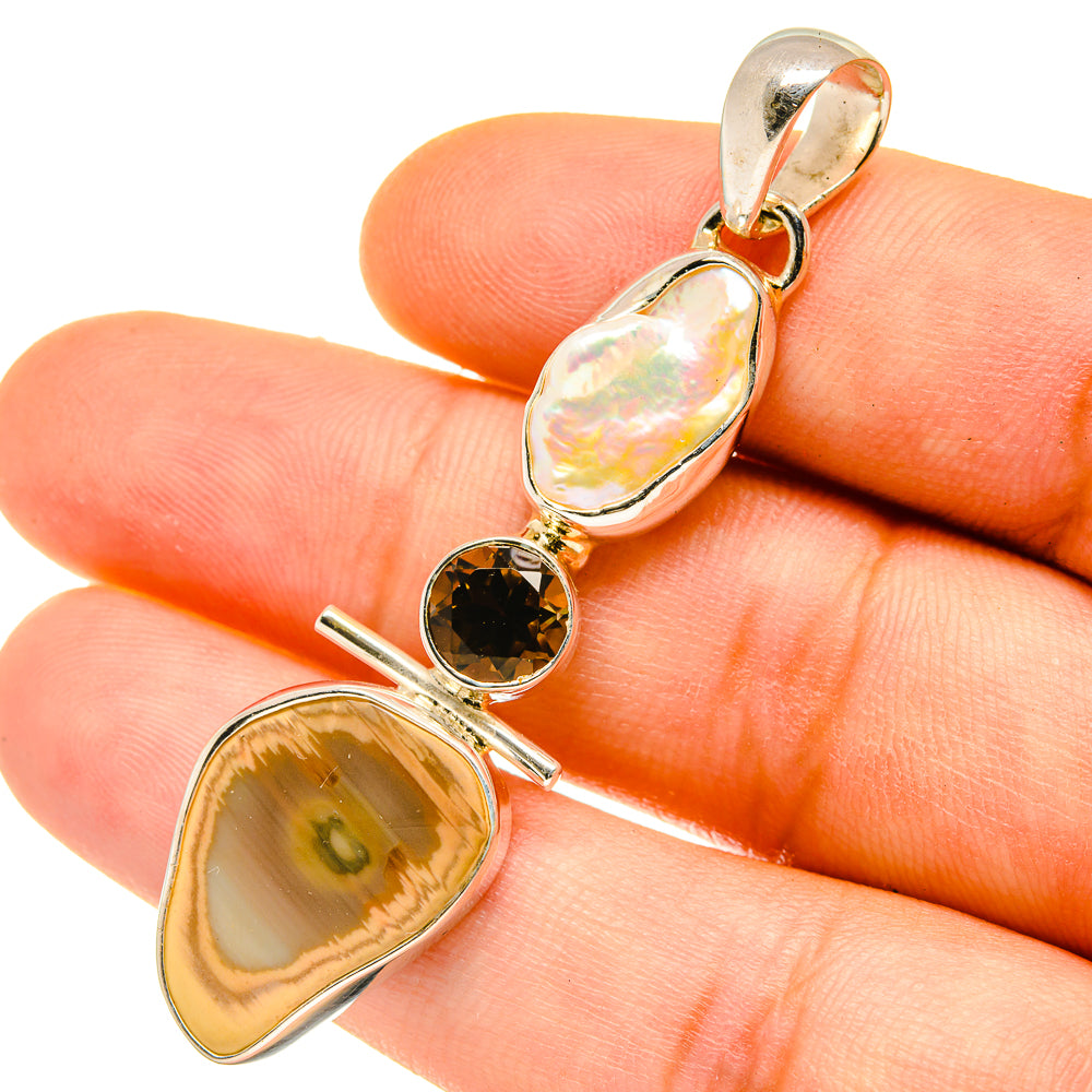 Willow Creek Jasper Pendants handcrafted by Ana Silver Co - PD4805