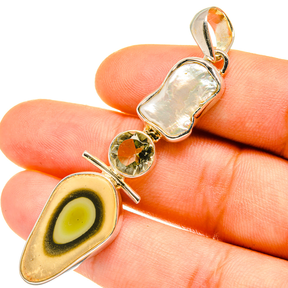 Willow Creek Jasper Pendants handcrafted by Ana Silver Co - PD4810