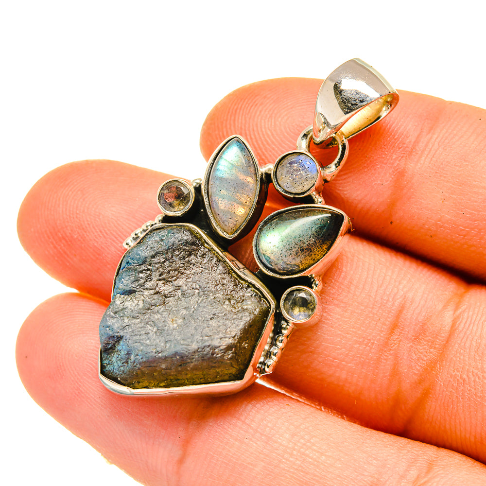 Labradorite Pendants handcrafted by Ana Silver Co - PD4827