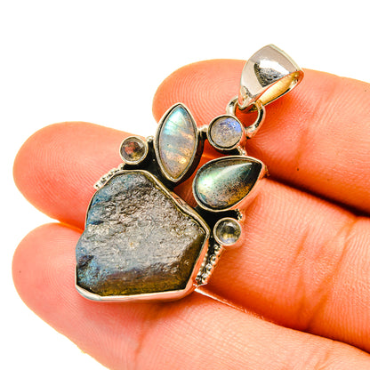 Labradorite Pendants handcrafted by Ana Silver Co - PD4827