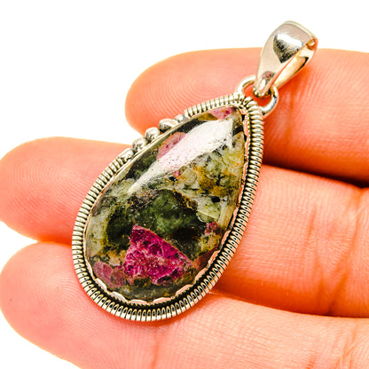 Russian Eudialyte Pendants handcrafted by Ana Silver Co - PD4836