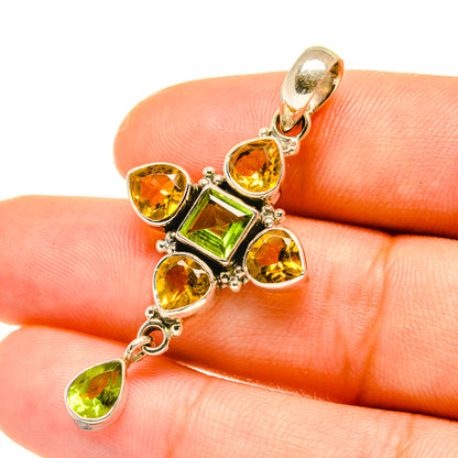 Peridot Pendants handcrafted by Ana Silver Co - PD4841