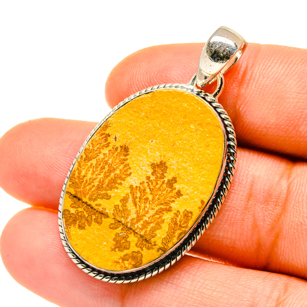 Germany Psilomelane Dendrite Pendants handcrafted by Ana Silver Co - PD4843