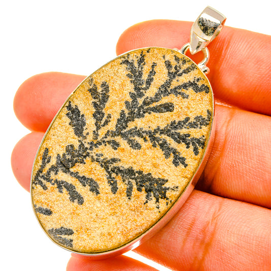 Germany Psilomelane Dendrite Pendants handcrafted by Ana Silver Co - PD4844