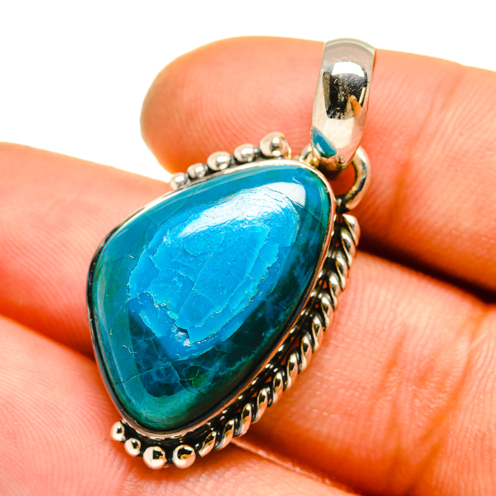 Chrysocolla Pendants handcrafted by Ana Silver Co - PD4846