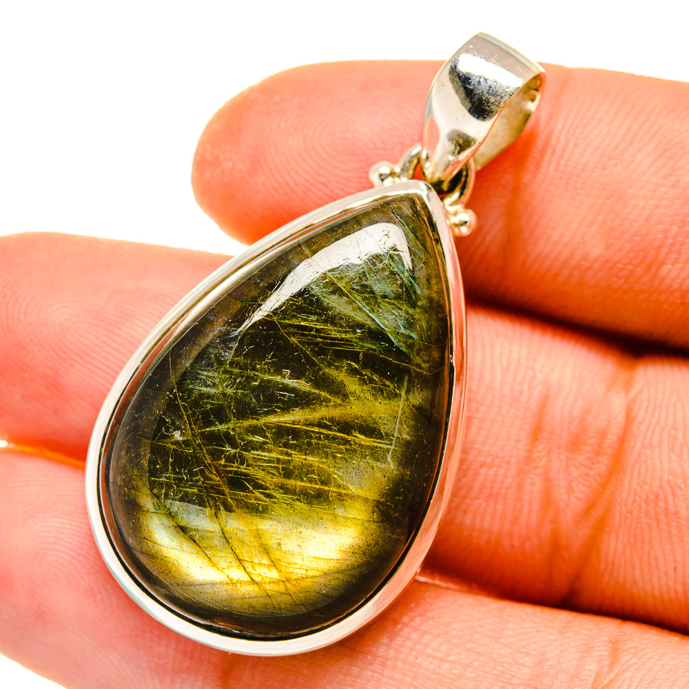 Labradorite Pendants handcrafted by Ana Silver Co - PD4847