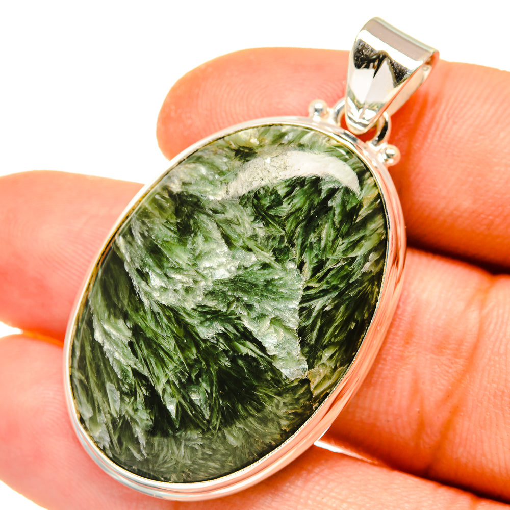 Seraphinite Pendants handcrafted by Ana Silver Co - PD4852