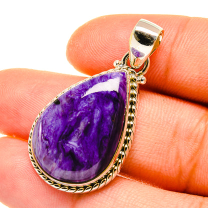 Charoite Pendants handcrafted by Ana Silver Co - PD4853