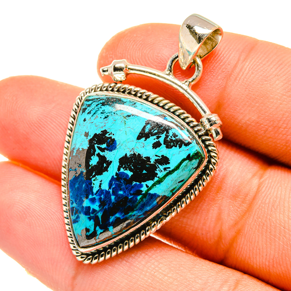 Shattuckite Pendants handcrafted by Ana Silver Co - PD4857