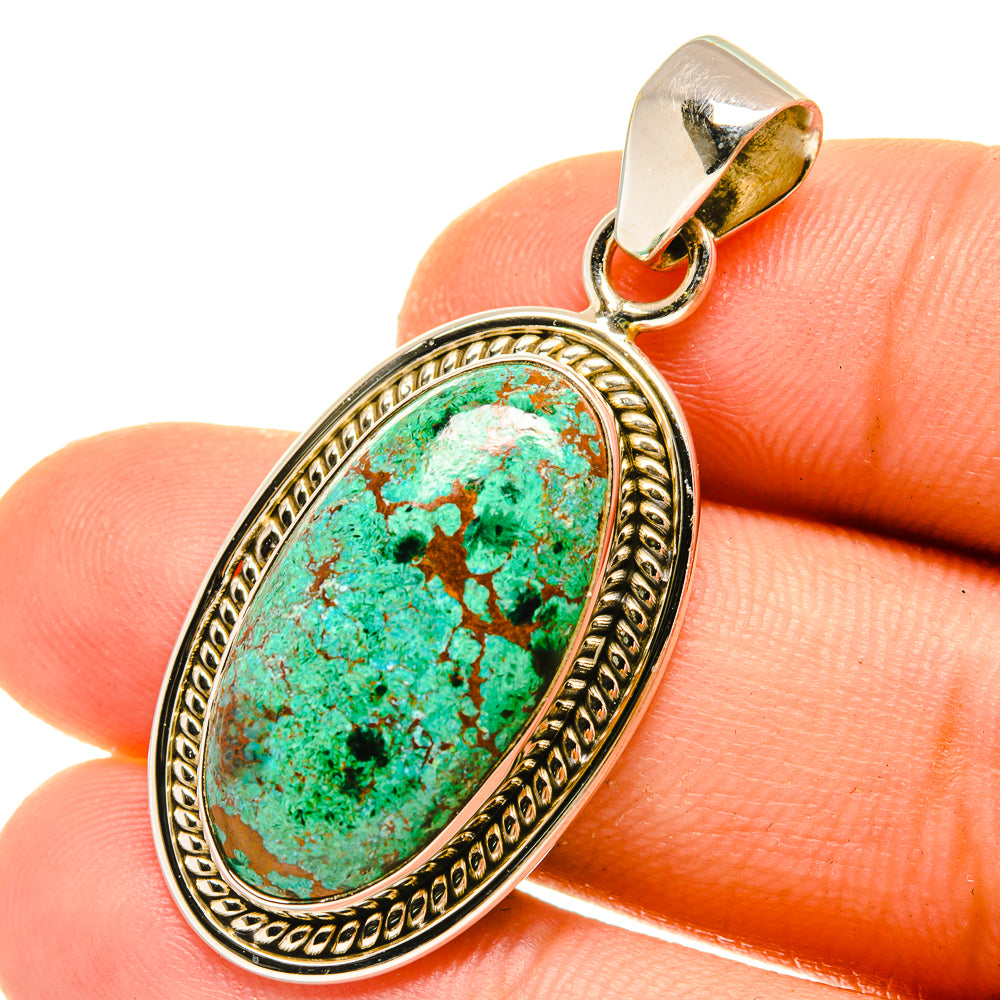 Tibetan Turquoise Pendants handcrafted by Ana Silver Co - PD4867