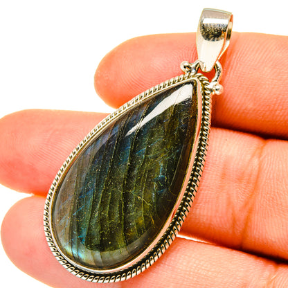 Labradorite Pendants handcrafted by Ana Silver Co - PD4875