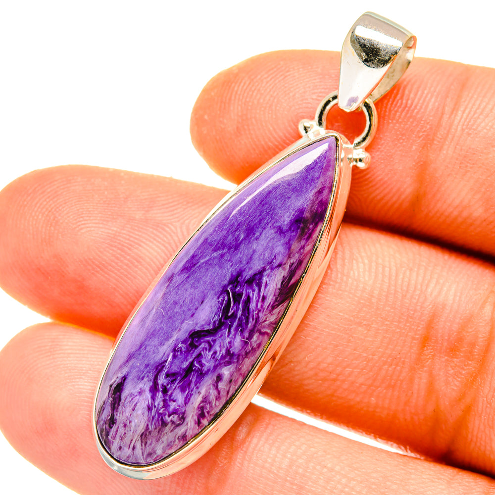 Charoite Pendants handcrafted by Ana Silver Co - PD4881