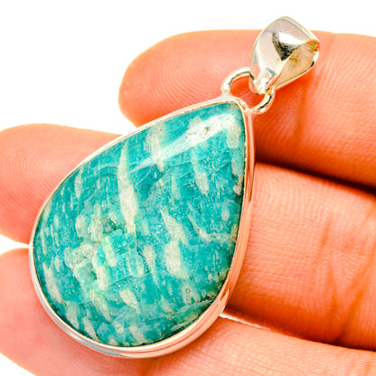 Amazonite Pendants handcrafted by Ana Silver Co - PD4889