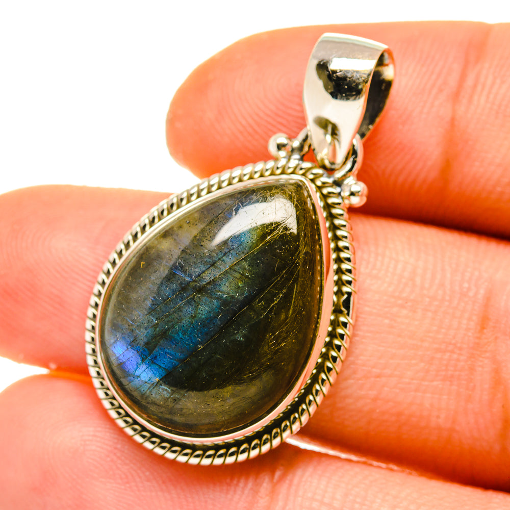 Labradorite Pendants handcrafted by Ana Silver Co - PD4903