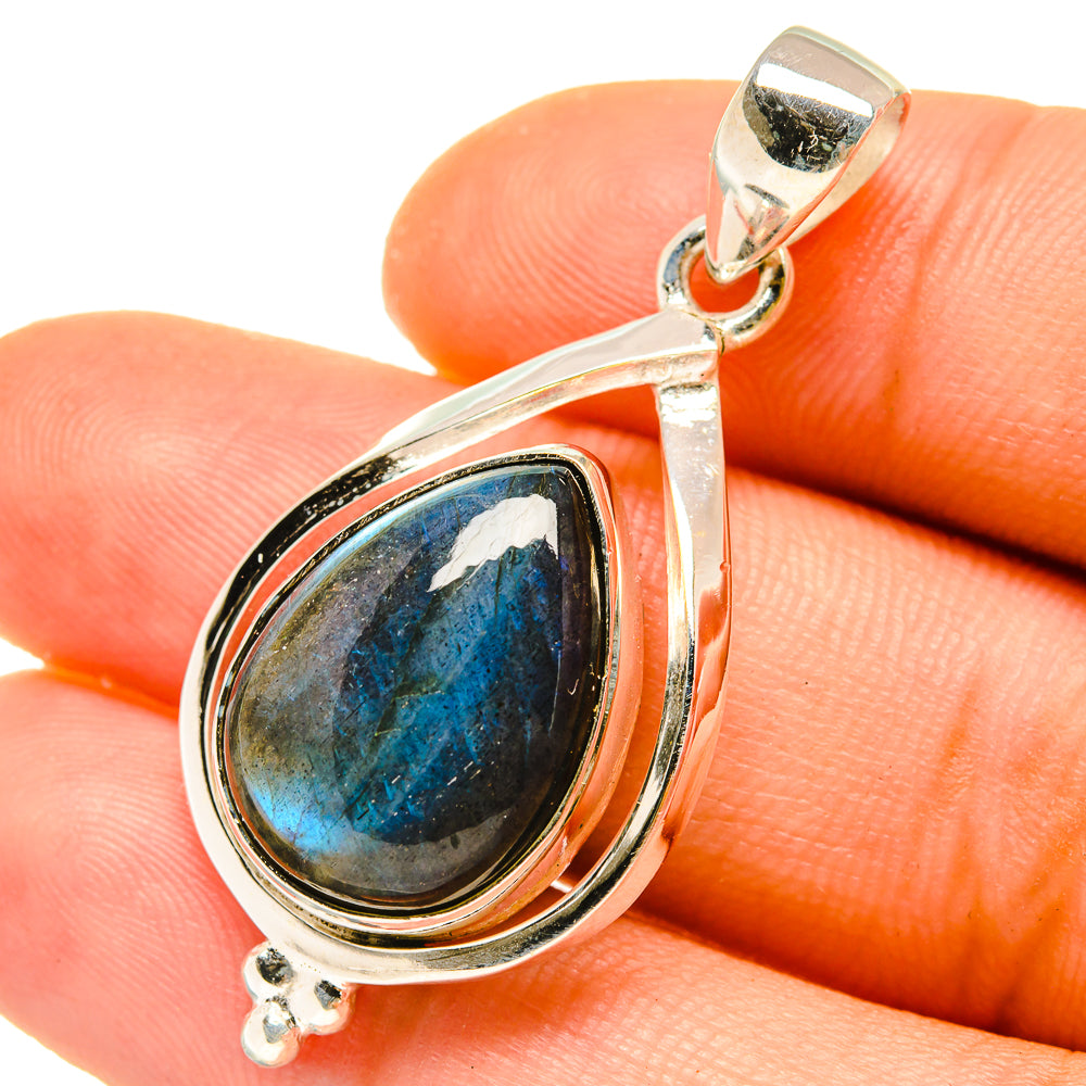 Labradorite Pendants handcrafted by Ana Silver Co - PD4908