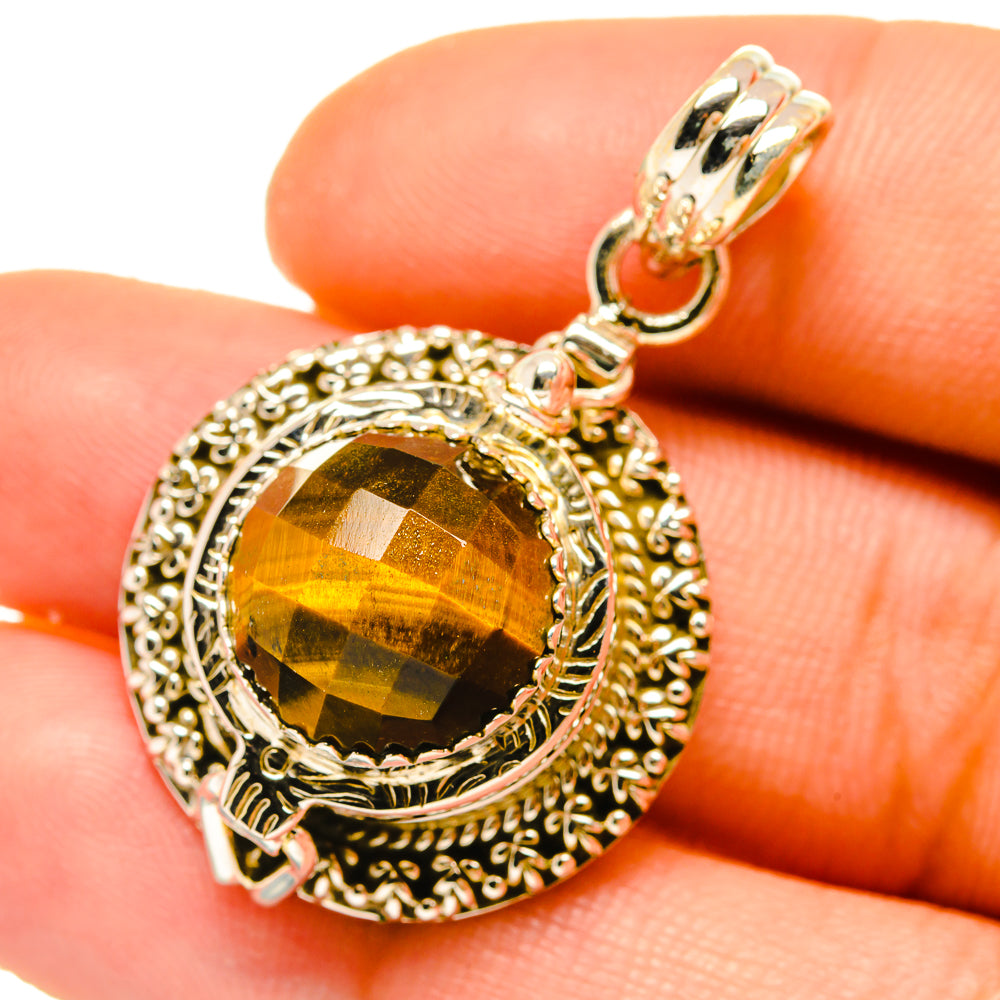 Tiger Eye Pendants handcrafted by Ana Silver Co - PD4917
