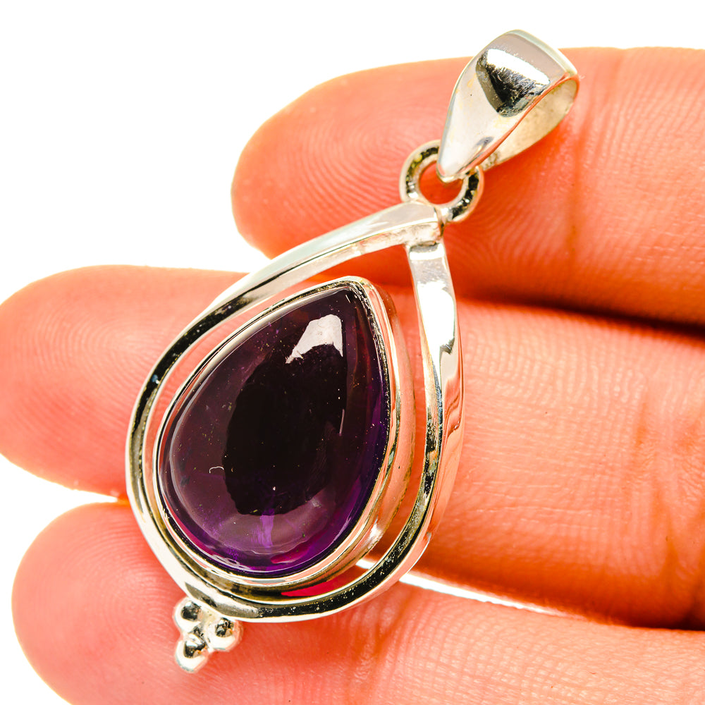 Amethyst Pendants handcrafted by Ana Silver Co - PD4931