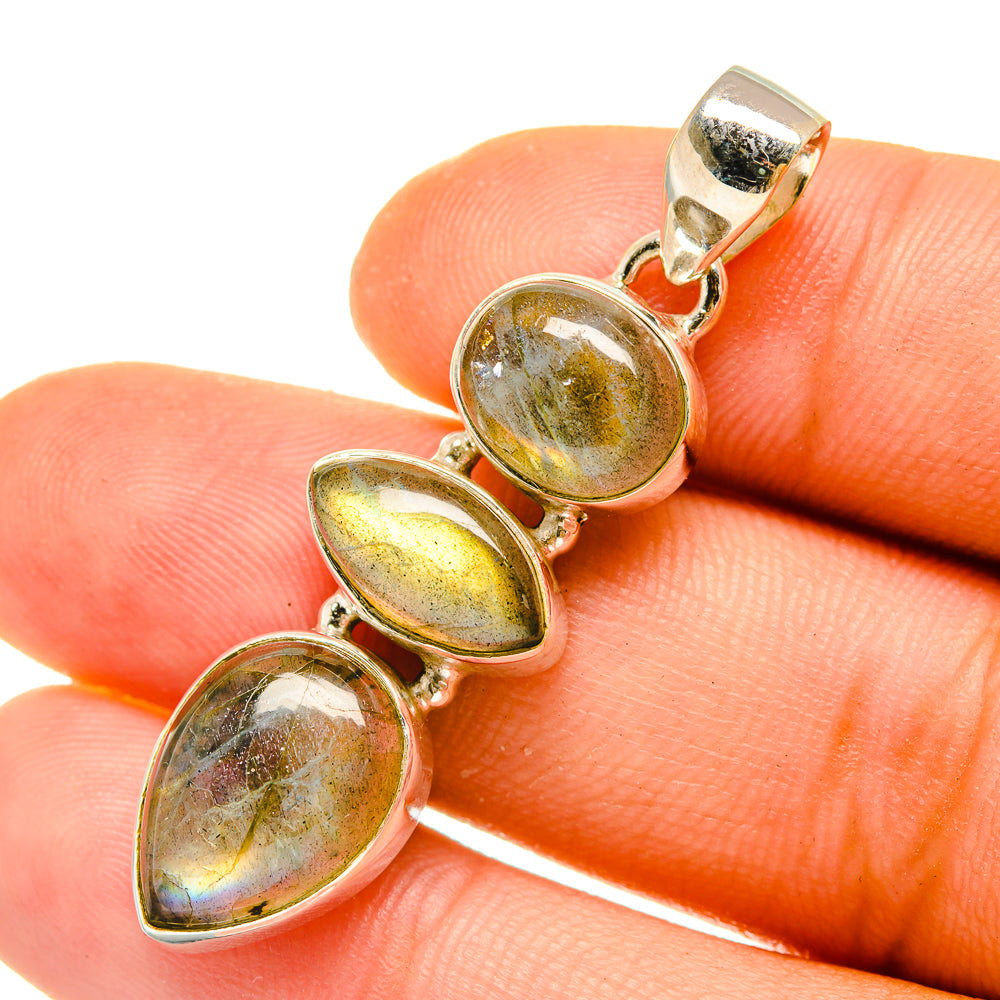 Labradorite Pendants handcrafted by Ana Silver Co - PD4940