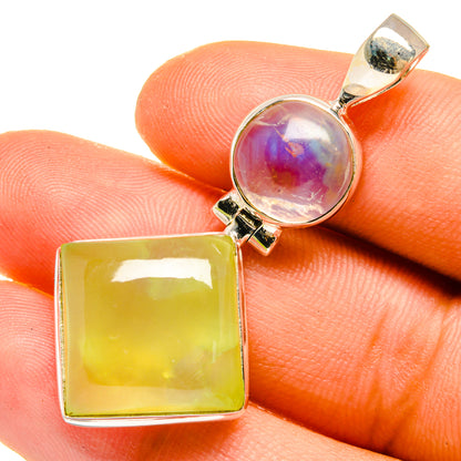 Prehnite Pendants handcrafted by Ana Silver Co - PD4947