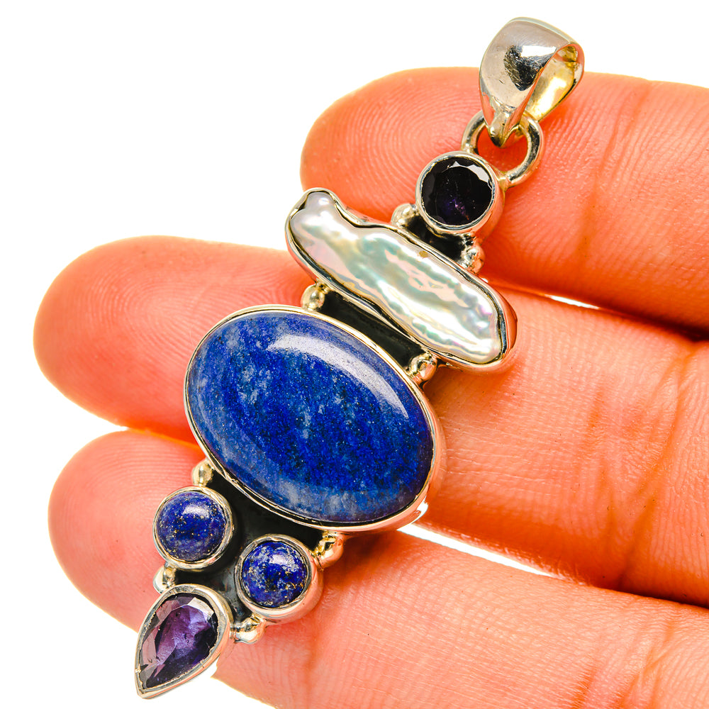 Sodalite Pendants handcrafted by Ana Silver Co - PD4951