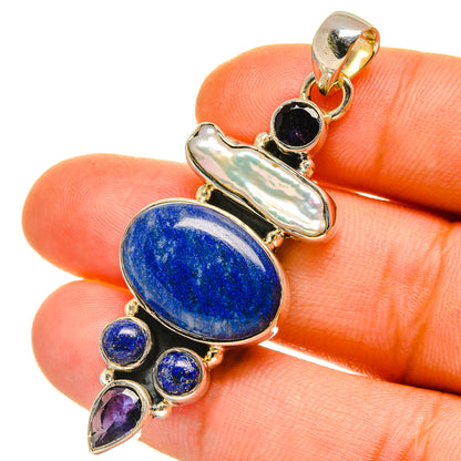 Sodalite Pendants handcrafted by Ana Silver Co - PD4951