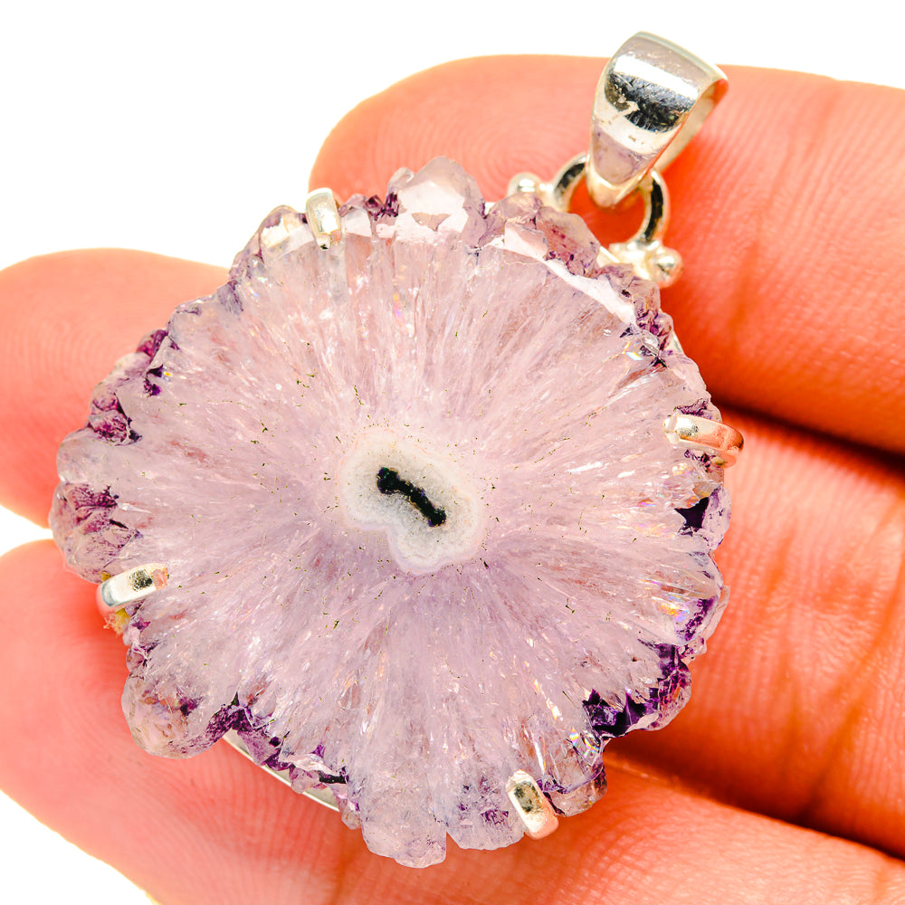 Amethyst Stalactite Pendants handcrafted by Ana Silver Co - PD4961