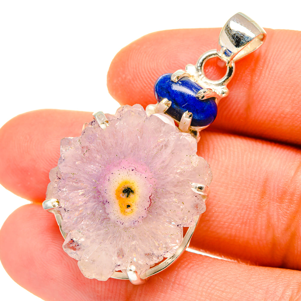 Amethyst Stalactite Pendants handcrafted by Ana Silver Co - PD4963