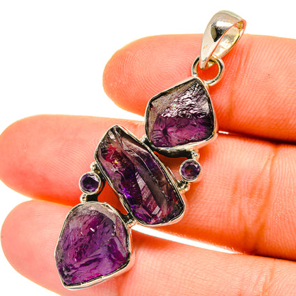 Amethyst Pendants handcrafted by Ana Silver Co - PD4965