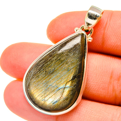 Labradorite Pendants handcrafted by Ana Silver Co - PD4966