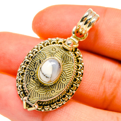 Dendritic Opal Pendants handcrafted by Ana Silver Co - PD4973
