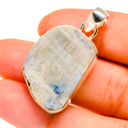 Rainbow Moonstone Pendants handcrafted by Ana Silver Co - PD4975