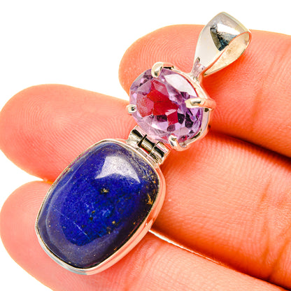 Lapis Lazuli Pendants handcrafted by Ana Silver Co - PD4982