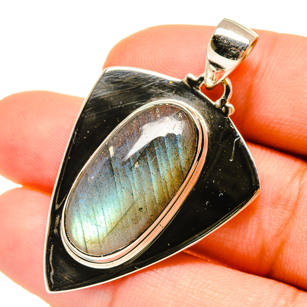 Labradorite Pendants handcrafted by Ana Silver Co - PD4985