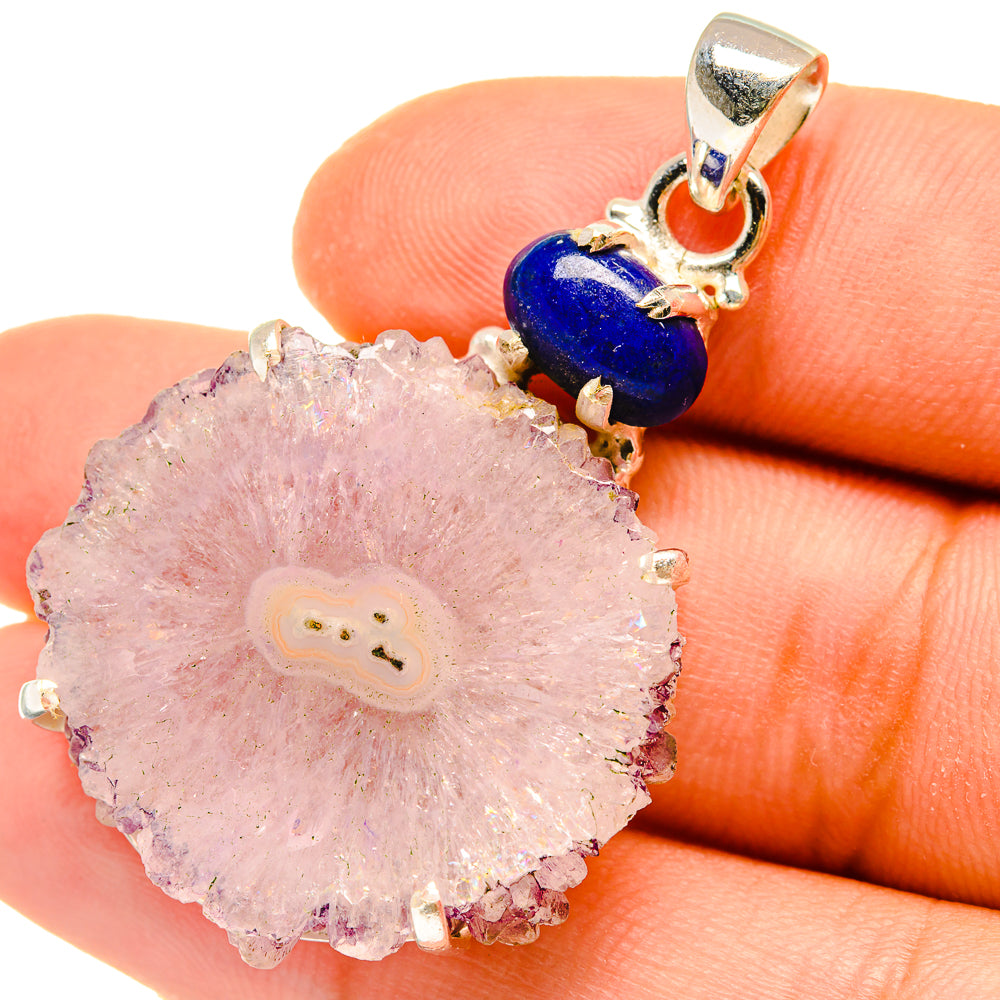 Amethyst Stalactite Pendants handcrafted by Ana Silver Co - PD4994