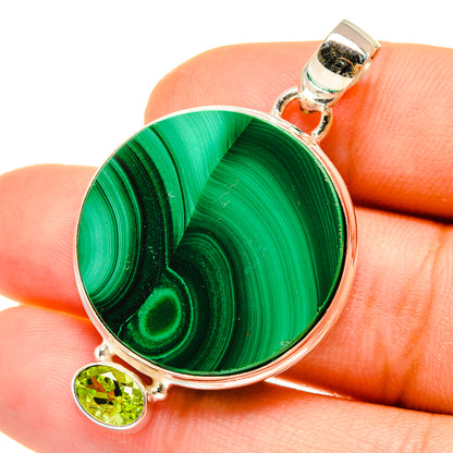 Malachite Pendants handcrafted by Ana Silver Co - PD4997