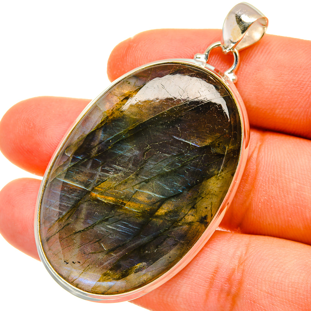 Labradorite Pendants handcrafted by Ana Silver Co - PD5009