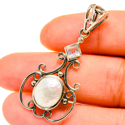 Mother Of Pearl Pendants handcrafted by Ana Silver Co - PD5012